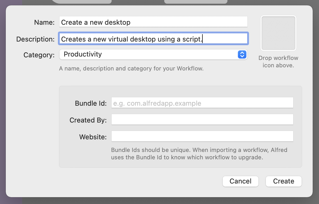 Create a workflow screen.